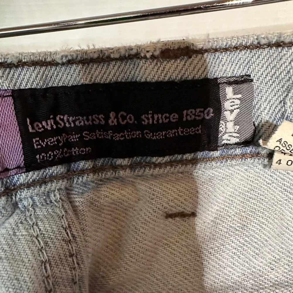 Vintage Levis SilverTab Baggy Light Wash‎ Blue Denim Jeans 33x30 90s Streetwear